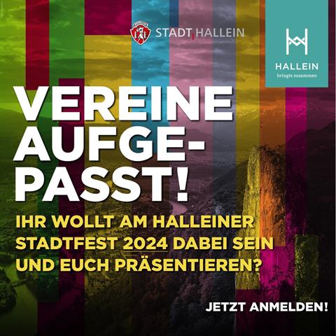 Plakat "Local Hero" Stadtfest Hallein 2024
